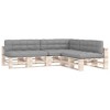 vidaXL Pallet Sofa Cushions 7 pcs Gray - 2 of 4