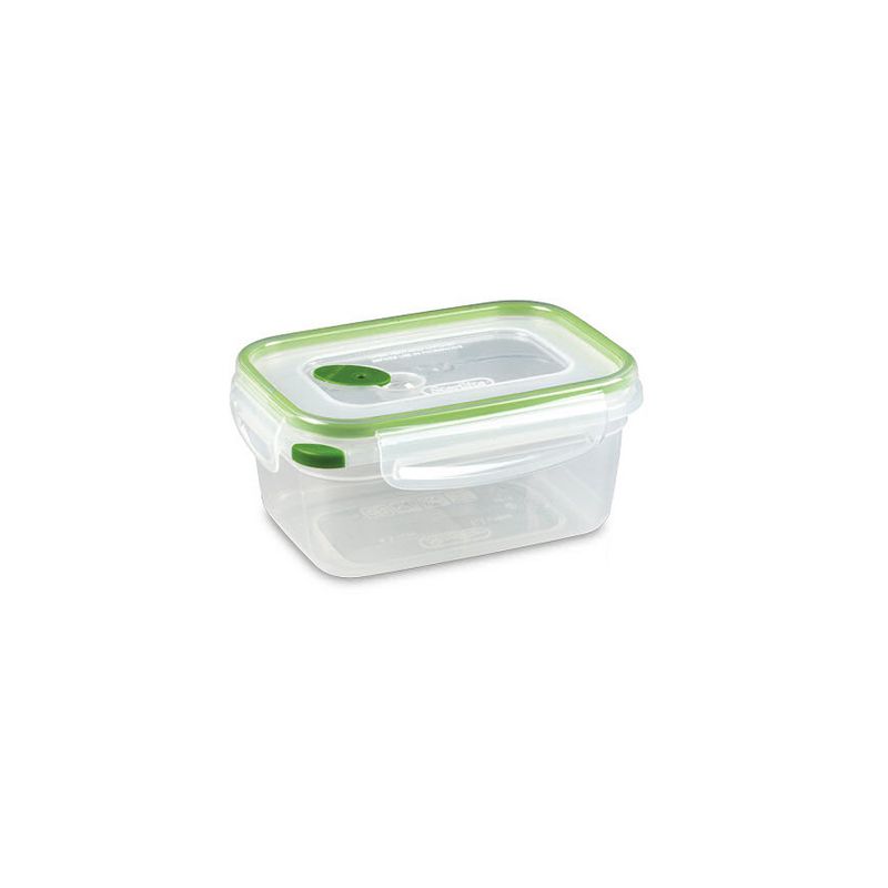 Sterilite 03121606 4.5 Cup BPA Free Rectangle Ultra-Seal Kitchen Food Storage Container, Green, 2 of 3