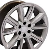 OE Wheels CV73 20 Inch Rim Fits Tahoe Style 6x139.7 20x8.5 Gloss Hyper Black with Chrome Insert - Hollander 5696 (1) - 2 of 4