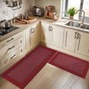 BAGOKIE 2pc Absorbent Kitchen Rug Set - 2 of 4