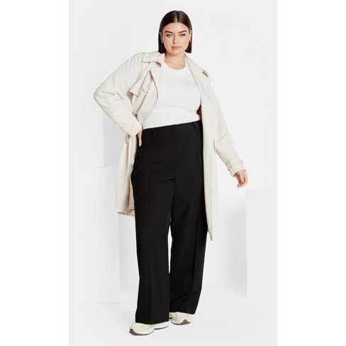 Women's Plus Size Yasmine Pant - black | CITY CHIC - image 1 of 4