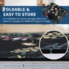 Modern Washable Area Rug for Living Room, Floral Pattern Floor Rug with Non Slip Backing, Low Pile Floor Carpet for Living Room Office - 3 of 4