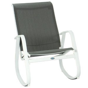 Kozyard Outdoor Patio Rocking Sling Chair – Featuring a Powder-Coated Aluminum Frame and Breathable Mesh Fabric, Ideal for Patio, Porch, Yard - 1 of 4