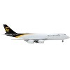 Boeing 747-8F Commercial Aircraft "UPS Worldwide Services" White with Brown Tail 1/400 Diecast Model Airplane by GeminiJets - 3 of 3