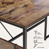 Bestier L Shaped Desk 95" Computer Corner Desk Long Table with Storage for Home Office - 3 of 4