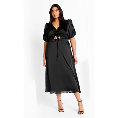 Women's Plus Size Cammy Dress - black | CITY CHIC