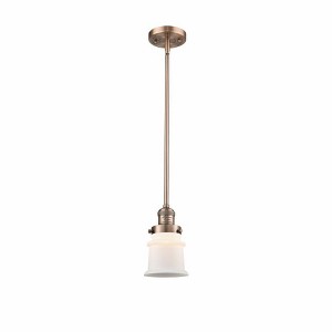 Canton - 1 Light Stem Hung Mini Pendant In Industrial Style-8.5 Inches Tall and 5.25 Inches Wide - 1 of 1