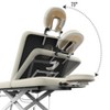 Dolonm Commercial Massage Table 31.5" Wide w/Storage & 700LBS Capacity - Fixed Backrest Salon Spa Bed - 3 of 4