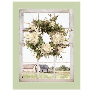 Pleasant View by Lori Deiter, Ready to Hang Framed Print, Light Green Window-Style Frame - 1 of 1