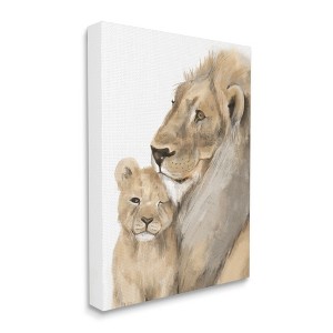 Stupell Industries Lion Cub and King Safari Animal Portrait - 1 of 4