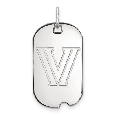 Black Bow Jewelry 14k White Gold Villanova Wildcats NCAA Pendant