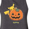 Women's - Pokémon - Pikachu Pumpkin Graphic Racerback Tank - 2 of 3
