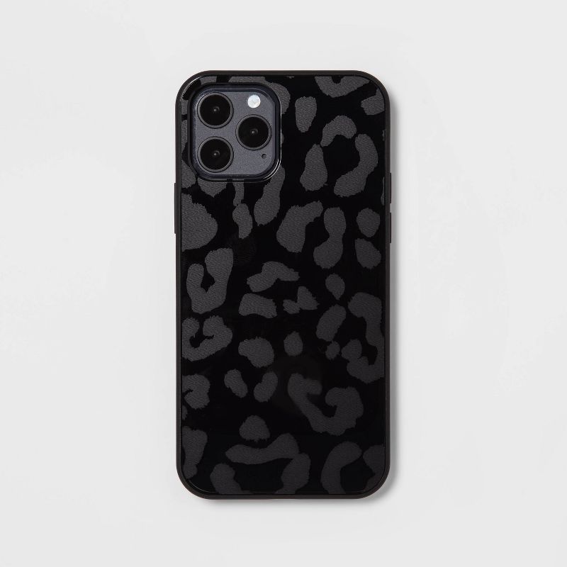 Apple iPhone 12/iPhone 12 Pro Case with MagSafe - heyday&#8482; Black Leopard Print, 3 of 6