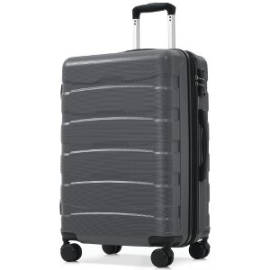 Lyngins Hardside Honeycomb Luggages with Spinner Wheels,TSA Lock,Side Hooks,Expandable Suitcases for  Weekend Trip,Travel - 1 of 4