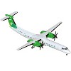 Bombardier Q400 Commercial Aircraft "Wideroe" (LN-WDM) White with Green Tail 1/400 Diecast Model by GeminiJets - 2 of 3