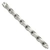 Black Bow Jewelry Men's 13mm Stainless Steel and Black Diamond Bracelet - 8.5 Inch - 2 of 4