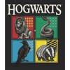 Harry Potter Hogwarts House Emblems Men's Black Graphic Tee - 2 of 3