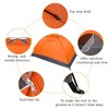 FURNIinspire Camping Tents Single Person Waterproof Dome Camping Dome Tent For Outdoor Hiking, Easy To Carry, Orange, 47.2"*78.7"*39.4" - 2 of 4