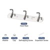 Unique Bargains 304 Stainless Steel Polished Wall Mounted Durable Coat Hooks 2 Pcs - 3 of 3