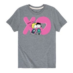 Boys' - Peanuts - Xo Schroeder Lucy Short Sleeve Graphic T-Shirt - 1 of 4