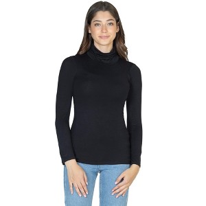 Womens Classic Long Sleeve Top - 24seven Comfort Apparel™ - 1 of 4