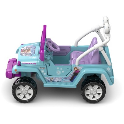 frozen power wheels car