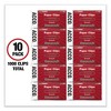 ACCO Paper Clips, Jumbo, Smooth, Silver, 100 Clips/Box, 10 Boxes/Pack - 4 of 4