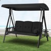 Anybear 3-person black swing chair outdoor - 2 of 4