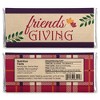 Big Dot of Happiness Friends Thanksgiving Feast - Candy Bar Wrapper Friendsgiving Party Favors - Set of 24 - 2 of 4