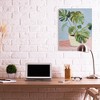 Stupell Industries Monstera Plant on Stripes Canvas Art, 30" x 40" - 3 of 4