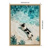 Amanti Art Dogs Life Swimming by Justyna Jaszke Framed Canvas Wall Art - 3 of 4