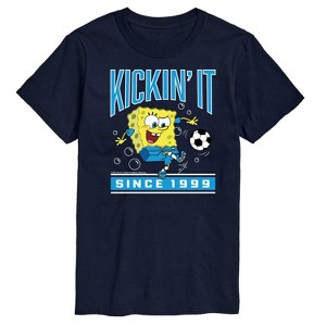 Men's - Spongebob Squarepants - Kickin It Since 1999 -Men's Short Sleeve Graphic T-Shirt Short Sleeve Graphic T-Shirt - 1 of 4