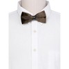 INSPIRE CHIC Men's Velvet Adjustable Pre-Tied Bow Tie - 4 of 4