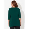 Catherines Women's Plus Size Petite Anywear Keyhole Tunic - 3 of 4