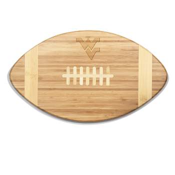 NCAA West Virginia Mountaineers Touchdown! Football Cutting Board & Serving Tray - Brown