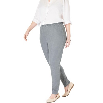 Woman Within Tall Fineline Denim Jegging