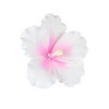 O'Creme White with Pink Spray Hibiscus Gumpaste Flowers - Set of 3 - 2 of 2