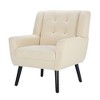 Cesicia White Accent Chair Ergonomics Accent Chair Living Room Chair Bedroom Chair Home Chair - 2 of 4