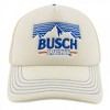 Adult Busch Light Retro White Snapback Mesh Hat - 2 of 4