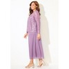 Catherines Women's Plus Size Long Lace Jacket Dress Two-Piece Set - 4 of 4