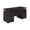 PAGED 55 Inches Computer Desk Modern Office Desk with 2 Drawers, Adjustable Shelf and Storage Cabinet for Office, Study - 4 of 4
