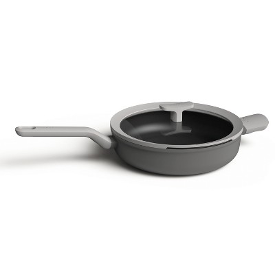 BergHOFF Leo 10.25" Non-Stick Covered Sauté Pan, 3.1 Qt, Grey