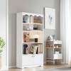 Garvee Stylish 5-Tier Bookshelf & Display Cabinet – 63-Inch Floor Standing Storage Organizer for Home Office, Living Room - 2 of 4