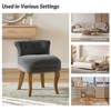 Serena Vanity Stool With Tufted Backrest | HULALA¬†HOME - 4 of 4