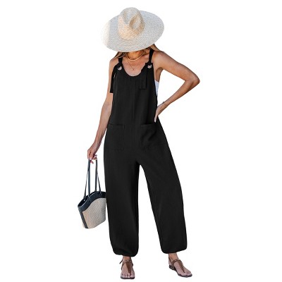 Women's Chic Sleeveless Wide-Leg Jumpsuit for Summer - Cupshe