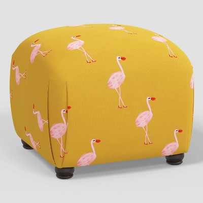 Yellow sales ottoman target