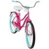 Huffy Good Vibrations 24" Adult Cruiser Bike - Fuchsia - 3 of 4