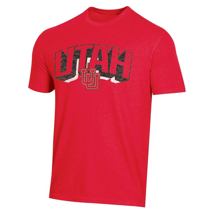 NCAA Utah Utes Men&#39;s Biblend T-Shirt, 1 of 4