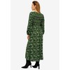 ellos Plus Size Smocked Bodice Tiered Midi Dress - 3 of 4