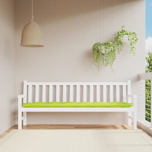 vidaXL Garden Bench Cushion Bright Green 78.7"x19.7"x2.8" Oxford Fabric - 1 of 4